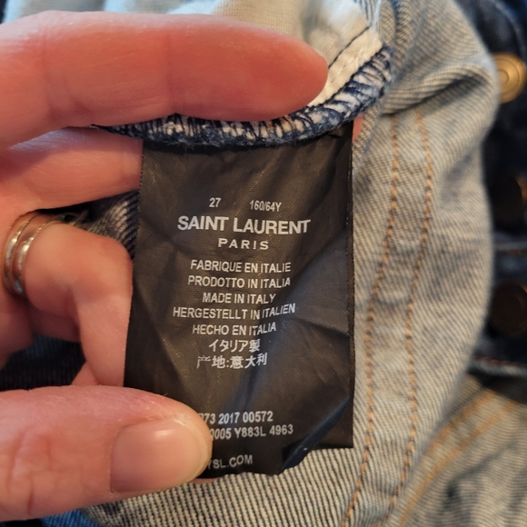 Saint Laurent D21 Slim Fit Medium Waist 27 - Picture 14 of 15